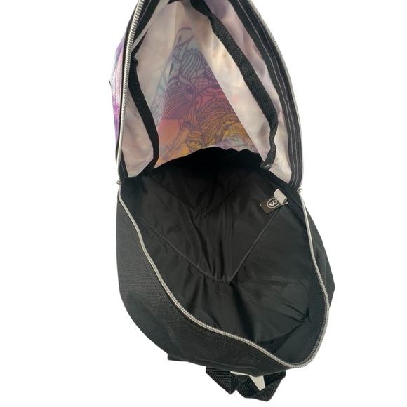 Metropack Backpack Purple Pink Tie Dye Elephant Backpack - Picture 5 of 8